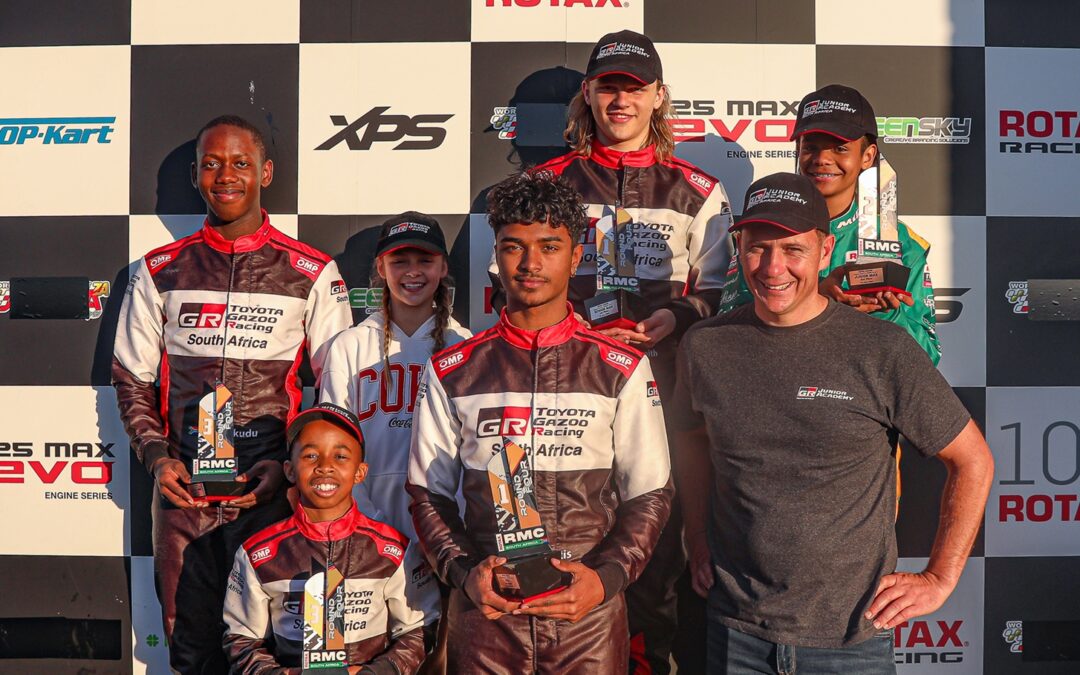 TROPHIES AND LAP RECORDS FOR TGR JUNIOR ACADEMY