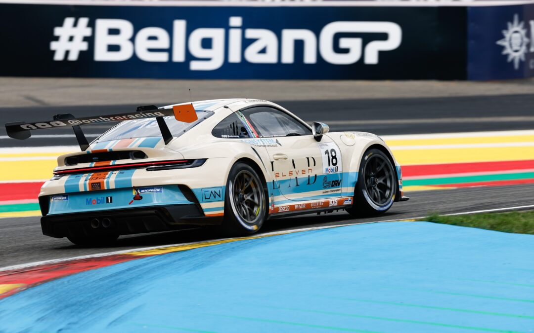 ROLLING WITH THE PUNCHES IN ROUND 5 OF THE PORSCHE MOBIL 1 SUPERCUP IN BELGIUM
