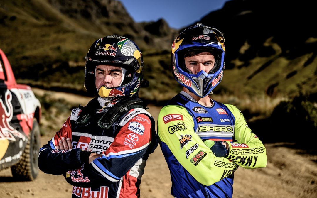 GINIEL DE VILLIERS AND WADE YOUNG REV UP FOR THE ULTIMATE CLASH BETWEEN THEIR RACING WORLDS