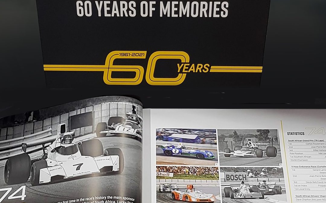 CELEBRATE GRAND PRIX MONTH WITH A KYALAMI 60 BOOK!