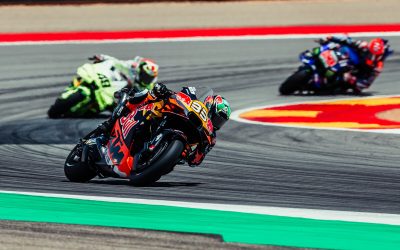 BRAD CRASHES OUT OF ARAGON RACE FROM FIFTH POSITION