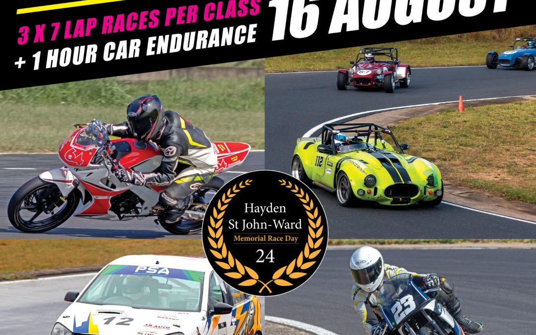 HAYDEN ST JOHN-WARD MEMORIAL RACEDAY 16 AUGUST 2025 AT DEZZI RACEWAY
