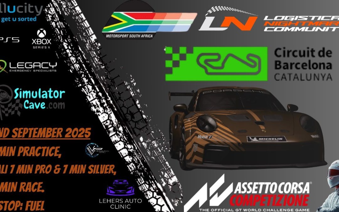 MOTORSPORT SOUTH AFRICA – SIM RACING HIGHLIGHTS