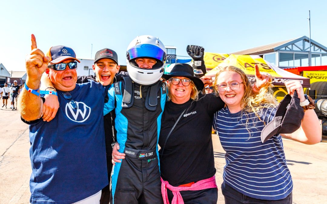 CHRIS TAIT SEALS VOLKSWAGEN ROOKIE CUP