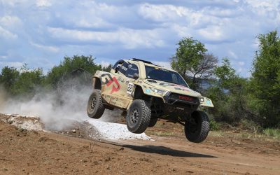 STEAMY WEATHER AND RED-HOT RACING CHARACTERISED THE NORTHAM ZONDEREINDE BUSHVELD 400 WITH RALLY-RAID TEAMS CONTINUING THE TITLE BATTLES