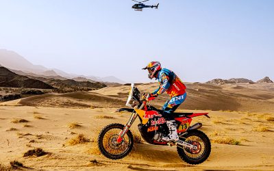 BENAVIDES STEALS A 2 SECOND DAKAR BIKE WIN!
