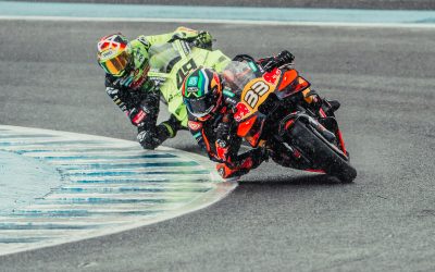 BRAD BATTLES TO FOURTH PLACE FINISH IN CHAOTIC SPANISH SPRINT RACE