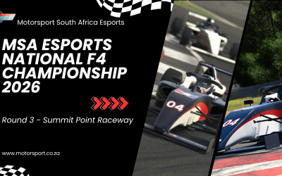 ROUND 3 OF THE MSA ESPORTS F4 NATIONAL CHAMPIONSHIP TAKES ON SUMMIT POINT RACEWAY TONIGHT