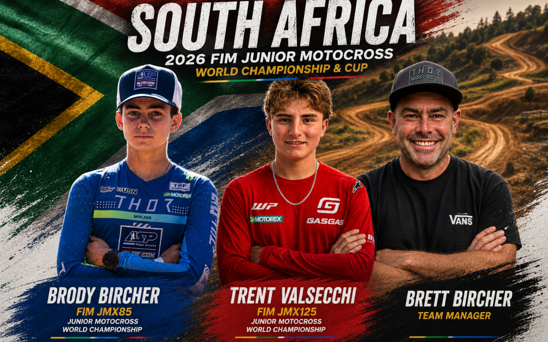 SOUTH AFRICAN TEAM CONFIRMED FOR 2026 FIM JUNIOR MOTOCROSS WORLD CHAMPIONSHIP & CUP