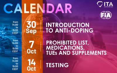 2026 ANTI-DOPING WEBINAR SERIES